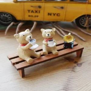 ksr 고양이 커피 4종 장식인형 장식품 개업선물 생일선물 소품인형