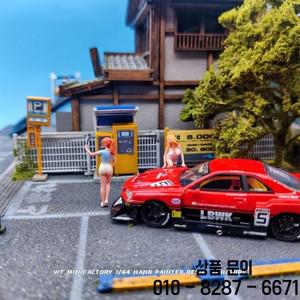 WT 체중계 피규어 모델 인터넷 유명인 촬영 듀오 컬렉션 미니어처 핸드 페인팅 1/64