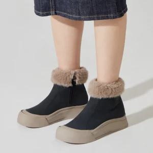 엠.무크 그로우 캐주얼 퍼 부츠 블랙 516523617ZA