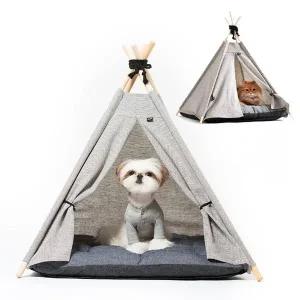[스니프] 스트라이프 헛 강아지텐트 S사이즈(방석포함)