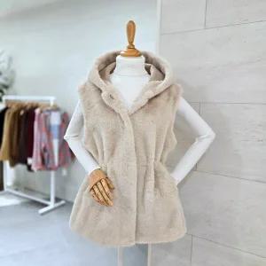 [대구백화점] [비스윗]페이크퍼후드조끼(B25K7FVE004D)