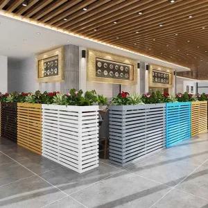 울타리 야외 펜스 방부목 테라스 식당 발코니 나무