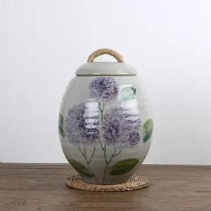 쌀뒤주 손잡이 옹기 살통 황토쌀독 쌀단지 10kg 쌀보관통 곡물통 여주쌀독 쌀벌레.잡곡단지