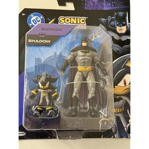 소닉 더 헤지혹 DC 코믹스 액션 피규어 멀티팩 웨이브 2-2.5인치 섀도우 & 5인치 배트맨