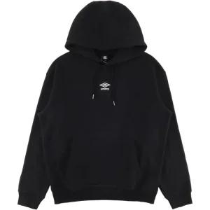 엄브로 에센셜 기모 스몰로고 후드 티셔츠 UQ423CHDO1BLK