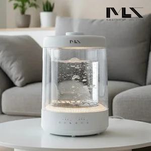 미라스 가열식 가습기 4L MS-4000HG 유리 대용량 분리형 물멍 가습기 신생아 아기