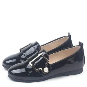 에나멜 진주 벨트 콩쿨 교복 초등 주니어 아동 여아 구두 로퍼 신발