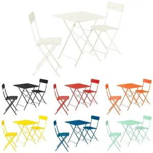 [이케아] SUNDSO 순쇠 사각 야외테이블+접이식의자 2개 세트/야외테이블세트/2인용테이블세트