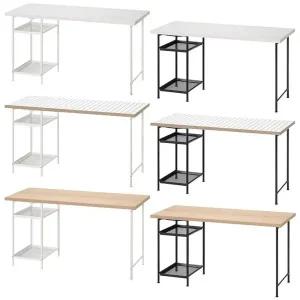 [이케아] LAGKAPTEN 락캅텐 / SPAND 스펜드 수납형 책상 140x60cm/컴퓨터책상/사무용테이블