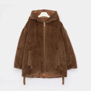 25FW 올리비아 리버시블 알파카 믹스 후드 패딩 여성 자켓 2529486105 026 OLIVIA