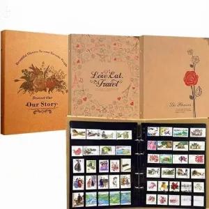 기념 우표 수집책 스크랩 항목 종이 단일 수집 포카 리필 보관 연하 앨범