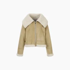 [AK분당점] [에고이스트] [BLUE LABEL] 빅 카라 페이크 무스탕자켓 ER4OMZ01