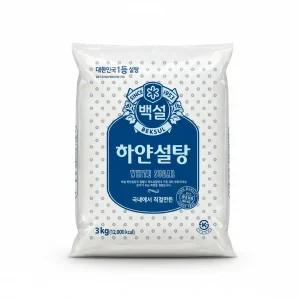 백설 하얀설탕 3kg 1개