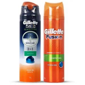 질레트 퓨전 하이드라 센서티브 스킨 쉐이빙젤 200ml(195g) 1개