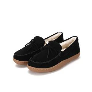 바바라 스웨이드 기모 여성로퍼 2.5cm_AAG562