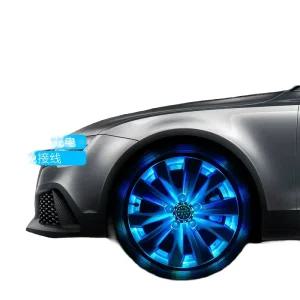 타이어 플래시 휠라이트 조명 발광등 휠캡 전구 자전거 캡 차량 밸브 야광 l