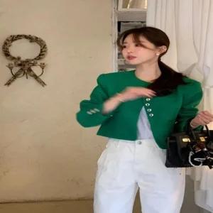 여자 패션가디건 클래식 여성아우터 트위드자켓 세련된 고급스럽고 3컬러