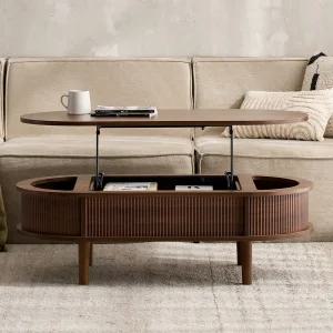 바사 템바보드 타원형 리프트업 테이블