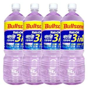 [불스원] 레인OK 에탄올 코팅워셔 1.8L X 4개