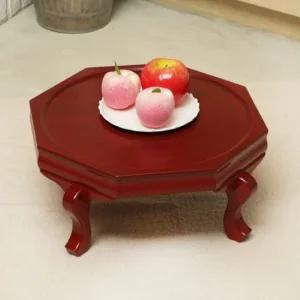 섬섬 핀아 팔각 다과상 교자상 접이식교자상 좌식테이블 좌식밥상 옛날밥상 접이식밥상