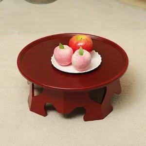 섬섬 부루 원형 팔각 다과상 교자상 접이식교자상 좌식테이블 좌식밥상 옛날밥상