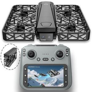 접이식 포켓 미니 드론 2K 카메라 드론, 따라다니는 자동, 셀카 제스처 컨트롤, 스마트 비행 경로, 원클릭 이착륙, 360 그리드 보호, 스턴트 모드, 성인 초보자를 위한