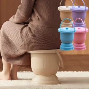 베넬라 이동식변기 간이 화장실 변기 휴대용 요강 환자 노인용 캠핑 어르신 이동 좌변기 의자