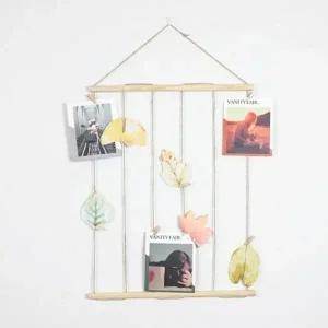 우드 포토 행거 노끈 벽에 사진 걸기 붙이기 꾸미기_23426440