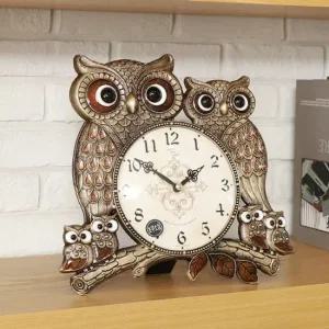 퍼블릭아트 이오트 부엉이 탁상 시계 부엉이 캐릭터 선물 집들이 집들이선물 졸업선물