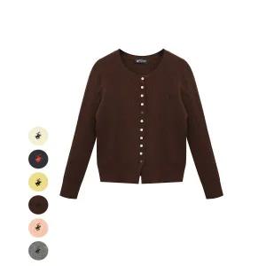 [정품] 비버리힐스 폴로클럽 여성 파스텔 버튼 케이블 니트 가디건 11Color TK024 983060