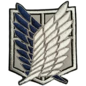 와펜 애니메이션 패치 진격의 자수 장식 가방 의류 날개 3D 자유의 완장 리폼 거인