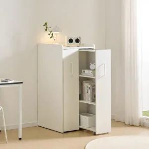 [아씨방]가구 딩딩 3단 틈새 슬라이딩 만화 책장 600