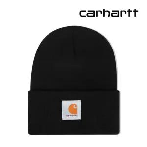 칼하트 모자 니트 커프드 비니 블랙 A18-BK
