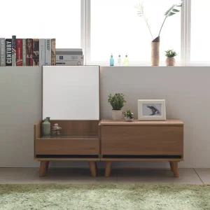 [아이앤]멜리나1100서랍좌식화장대세트DG