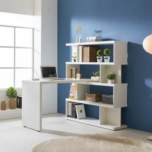 [아이앤] 디뉴트 4단 1200 책상 책장 세트