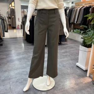 [쉬즈미스]기모 백 밴딩 와이드 팬츠