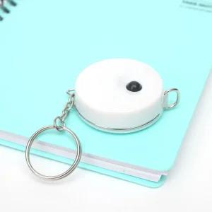 워킹자 줄자 동그미 열쇠고리 미니줄자 1.5M 원형 미니줄자 휴대용줄자