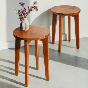 마호가니 나무 의자 원목스툴 테오 카페의자