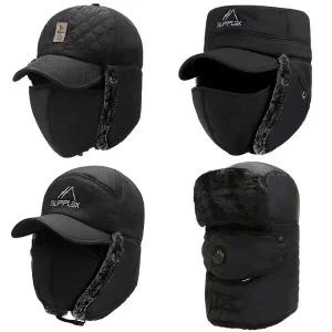 [지와이] 겨울 방한 마스크 모자 모음 전부9500원 kc인증 누빔 패딩 탈부착 귀달이 털 항공 군밤