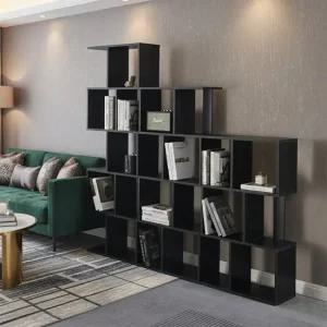 퍼즐 책장 3단 선반 수납 거실 서재 인테리어
