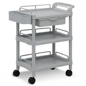 CART-601B 3단웨건 주방트롤리 이동식카트 미용수납함 주방카트 이동식조리대 3단카트