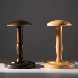 모자 거치대 원목 스탠드 탁상형 고급 진열대 옷가게