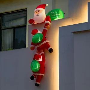 벽타는 산타 대형풍선 외관장식 아울렛 산타크로스 크리스마스 성탄절 용품