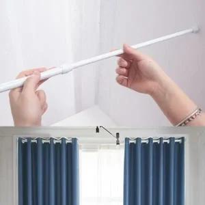 압축봉 못없이 샤워 커튼봉 천장 커튼걸이 빨래건조대