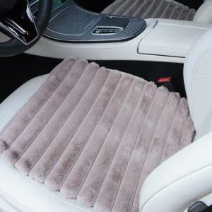 [제이커머스]자동차시트 겨울용 푹신한 차량 극세사 가래떡방석 2P 차량방석 가죽방석 극세사방석 겨울방석