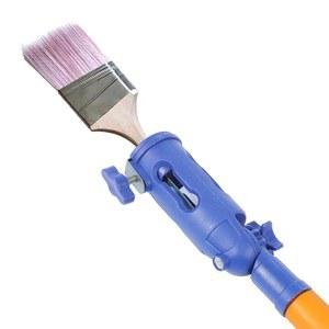 다각도 페인트 브러시 익스텐더, 높은 천장, 벽, 모서리 모서리용 에지 도구, 익스텐션 핸들 폴 부착물, 180도 회전 가능