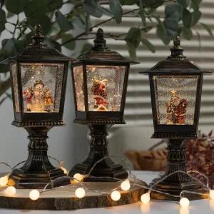 하르딘 앤틱 랜턴 크리스마스 오르골 워터볼 LED 스노우볼