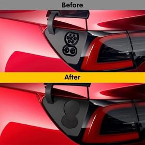 실리콘 충전기 구멍 보호대 유럽 표준 자동차 포트 플러그 커버, 테슬라 모델 3 및 Y용 블랙 더스트 캡