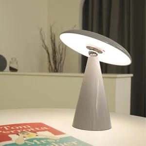 침실조명 led 터치 버섯 단스탠드(그레이) 기숙사 탁상무드등 책상등 협탁등