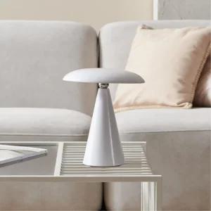 침실조명 led 터치 버섯 단스탠드(화이트) 무드등 아이방 침대독서등 협탁등